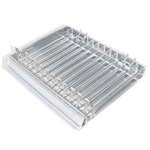 Azar Displays 223011 4-Compartment Storage Tray 10.5" W X 5" D X 3" H